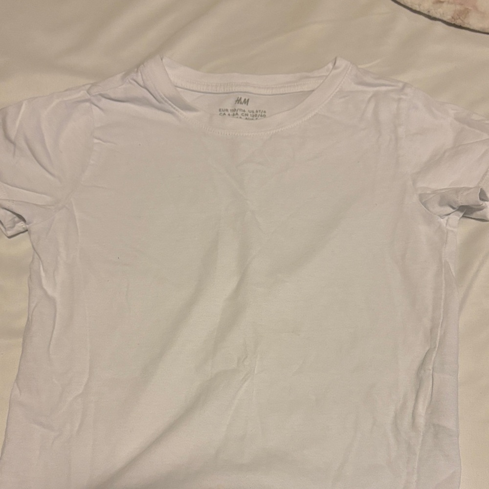 H&M Boys Classic White Tee